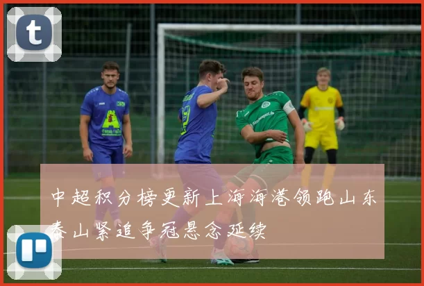 中超积分榜更新上海海港领跑山东泰山紧追争冠悬念延续